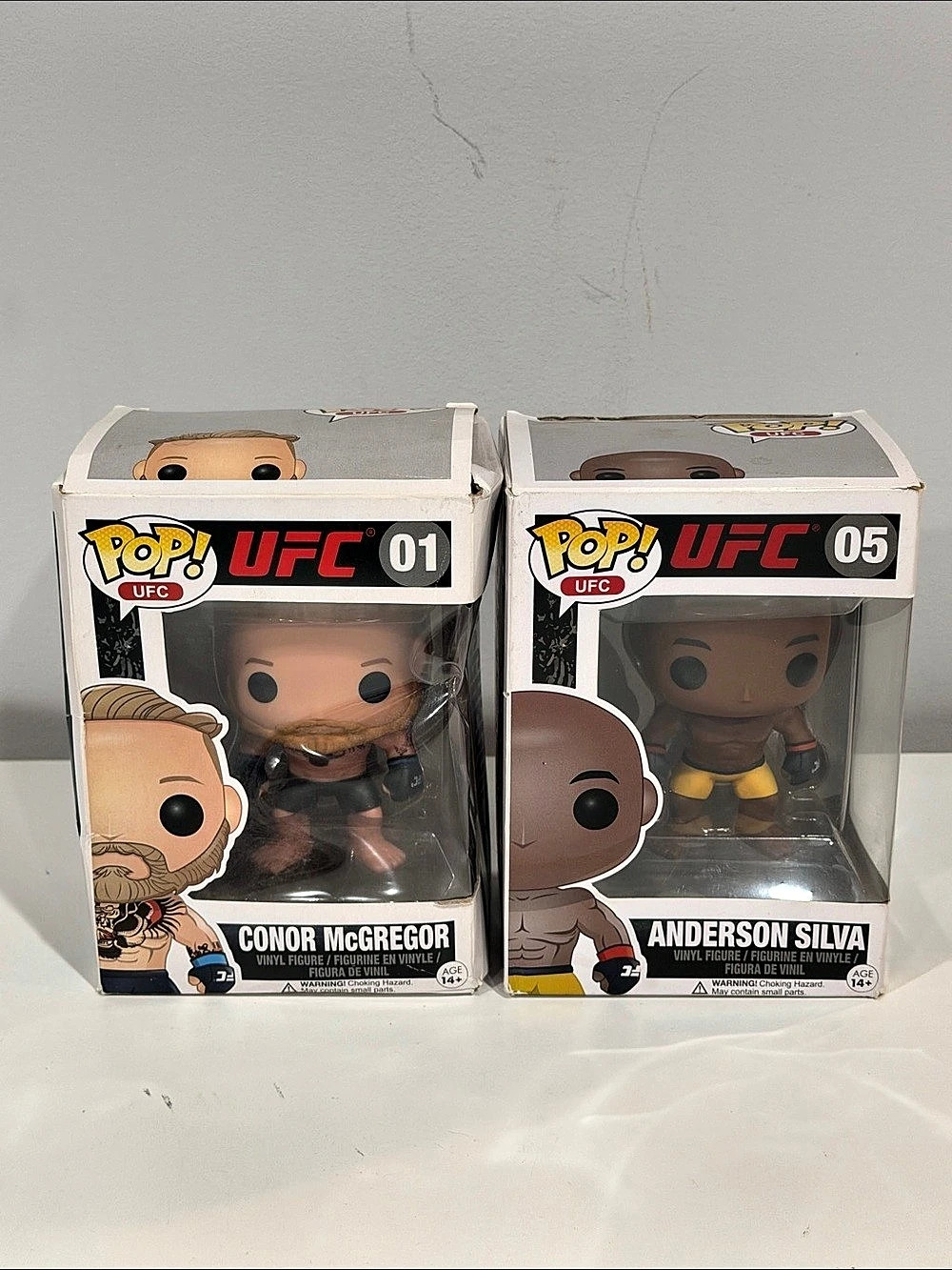 Funko UFC Pop! Conor McGregor #01 and Anderson Silva #05 & Anderson Silva #05
